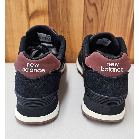 New Balance 515 Classic Black Brown Leather Men's Sneakers Size 8.5 - Picture 7 of 11